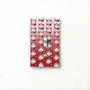 Search for baseball light switch covers Red