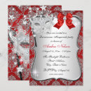 Search for red masquerade quinceanera invitations Silver