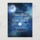 Search for moon and stars bridal shower invitations For her