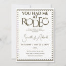 Search for western bridal shower invitations Rodeo
