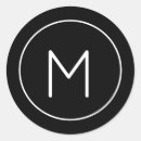 Search for letter stickers Round