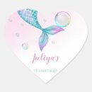 Search for mermaid birthday stickers Pink