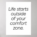 Search for comfort zone posters Inspirational