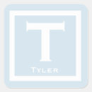 Search for school name stickers Initial