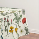 Search for wildflower tablecloths Poppy