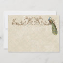 Search for peacock thank you cards Antique