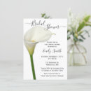 Search for lily bridal shower invitations Botanical