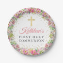 Search for christian paper plates Watercolor flowers
