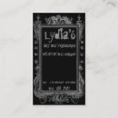 Search for gothic business cards Black