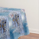 Search for blue christmas tablecloths Snowman