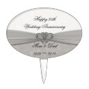 Search for 25th anniversary cake toppers Silver