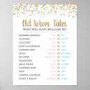 Search for old wives tale posters Gender reveal