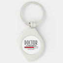 Search for doctor keychains Typography
