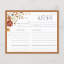 Search for bridal shower recipe cards Watercolor