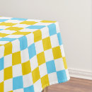 Search for yellow and gingham tablecloths White