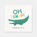Search for alligator napkins Birthday