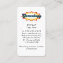 Search for comic book business cards Retro