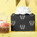 Search for deer antlers wrapping paper Country