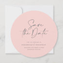 Search for pink save the dates Simple