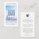 Search for book promotion business cards New book release