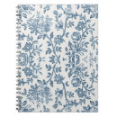 Search for engraved notebooks Vintage floral toile