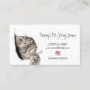 Search for funny cat business cards Boarding
