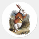 Search for alice in wonderland white rabbit stickers Illustration