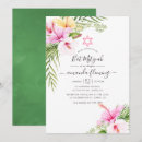 Search for beach bar bat mitzvah invitations Tropical