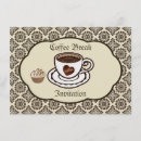 Search for cake and coffee invitations Beige
