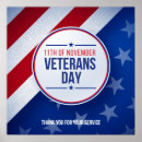 Search for veterans day posters Red white blue
