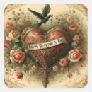Search for vintage valentine stickers Retro