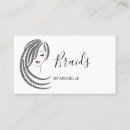 Search for braider business cards Hair stylist