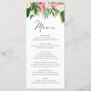 Search for tropical menus Watercolor