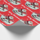 Search for hockey wrapping paper Santa