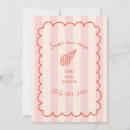 Search for seashells save the dates Tropical