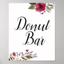 Search for donut wedding signs Watercolor