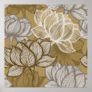 Search for art deco flower posters Gold