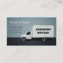 Search for van transportation business cards Moving