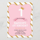 Search for ballerina 1st birthday invitations Tutu