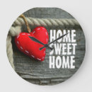 Search for home sweet home clocks Wood