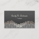 Search for translation business cards Interpreter