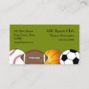 Search for football business cards Soccer