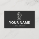 Search for chess business cards Instructor