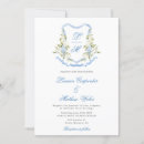Search for watercolor crest wedding invitations Floral