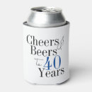 Search for 40th birthday can coolers Cheers and beers