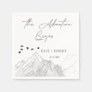 Search for the adventure begins napkins Elegant