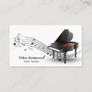 Search for pianist business cards Keyboard