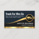 Search for cargo truck business cards Logistics