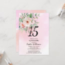Search for rustic quinceanera invitations Elegant modern girly teen