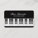 Search for piano player business cards Keyboardist